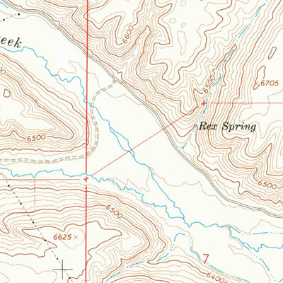 United States Geological Survey Randolph, UT (1968, 24000-Scale) digital map