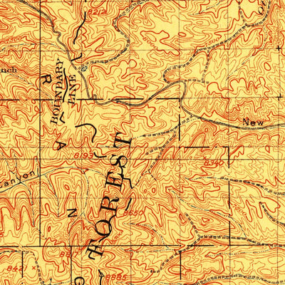 United States Geological Survey Randolph, UT-WY-ID (1912, 125000-Scale) digital map