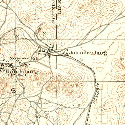 United States Geological Survey Randsburg, CA (1911, 62500-Scale) digital map