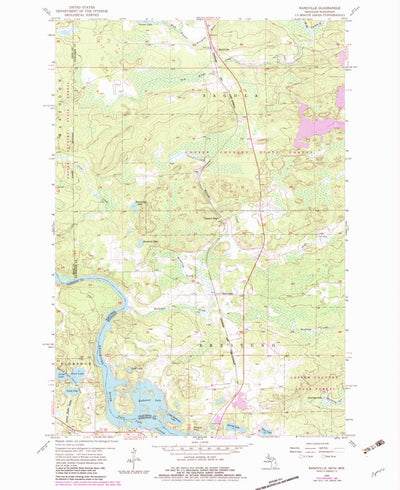 United States Geological Survey Randville, MI-WI (1955, 24000-Scale) digital map