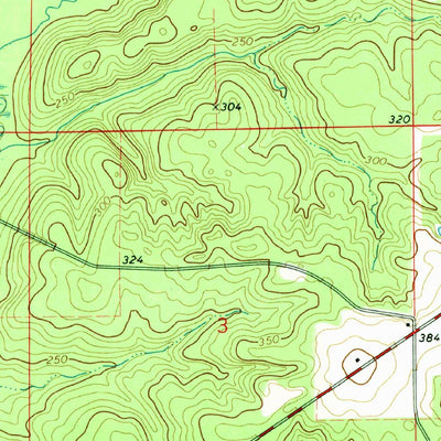 United States Geological Survey Range, AL (1971, 24000-Scale) digital map