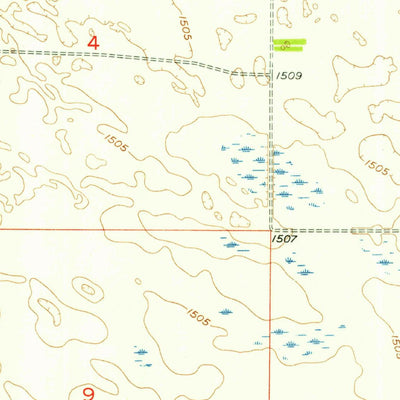 United States Geological Survey Rangeley NW, ND (1955, 24000-Scale) digital map