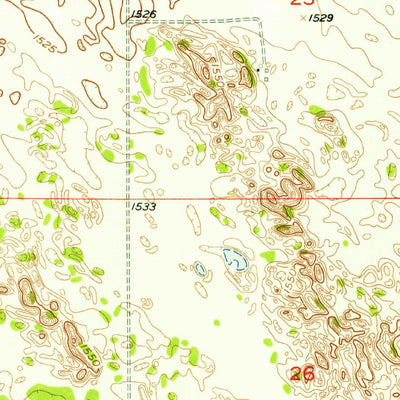 United States Geological Survey Rangeley NW, ND (1955, 24000-Scale) digital map