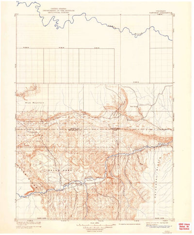 United States Geological Survey Rangely, CO (1910, 125000-Scale) digital map