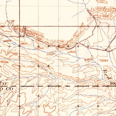 United States Geological Survey Rangely, CO (1910, 125000-Scale) digital map
