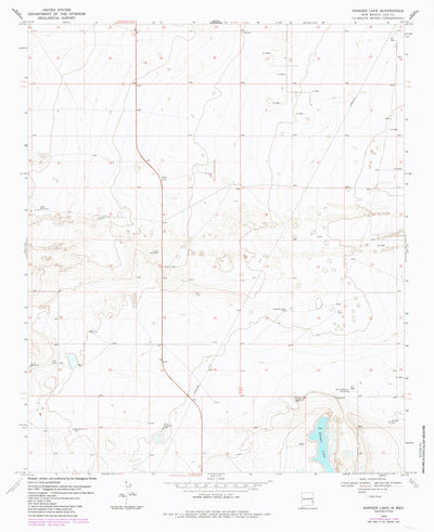 United States Geological Survey Ranger Lake, NM (1970, 24000-Scale) digital map