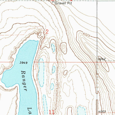 United States Geological Survey Ranger Lake, NM (1970, 24000-Scale) digital map