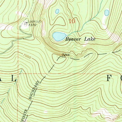United States Geological Survey Ranger Peak, ID-MT (1964, 24000-Scale) digital map