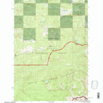 United States Geological Survey Ranger Peak, ID-MT (1994, 24000-Scale) digital map