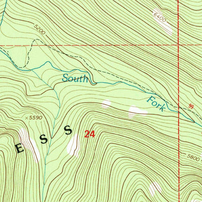 United States Geological Survey Ranger Peak, ID-MT (1994, 24000-Scale) digital map