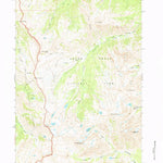 United States Geological Survey Ranger Peak, WY (1968, 24000-Scale) digital map