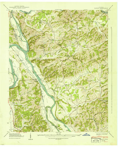 United States Geological Survey Rankin, TN (1939, 24000-Scale) digital map