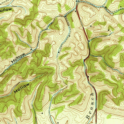 United States Geological Survey Rankin, TN (1939, 24000-Scale) digital map