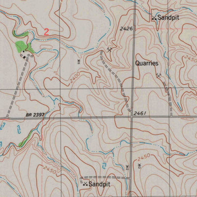 United States Geological Survey Ransom, KS (1980, 24000-Scale) digital map