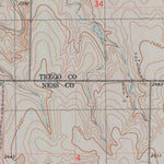 United States Geological Survey Ransom, KS (1980, 24000-Scale) digital map