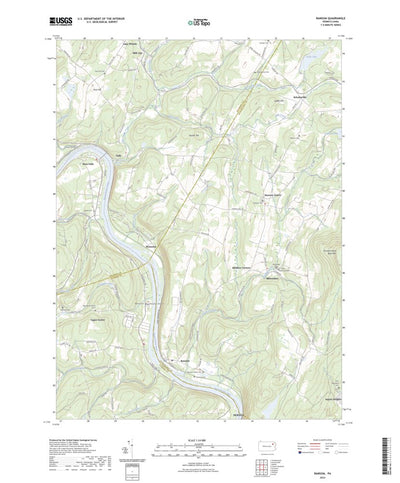 United States Geological Survey Ransom, PA (2023, 24000-Scale) digital map