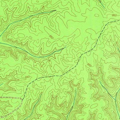 United States Geological Survey Ransom Stand, TN-AL (1950, 24000-Scale) digital map