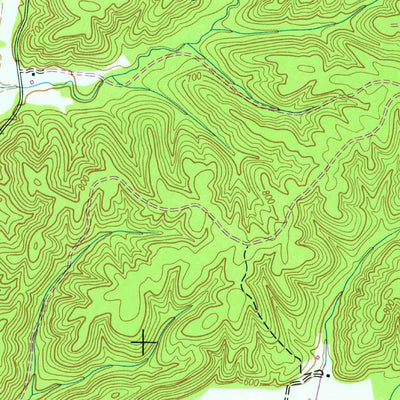 United States Geological Survey Ransom Stand, TN-AL (1950, 24000-Scale) digital map