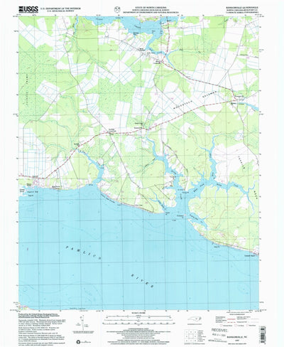 United States Geological Survey Ransomville, NC (1997, 24000-Scale) digital map
