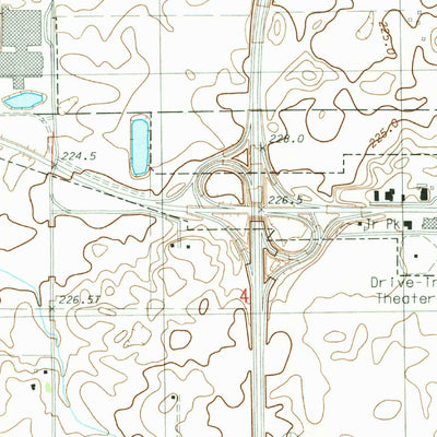 United States Geological Survey Rantoul, IL (1984, 24000-Scale) digital map