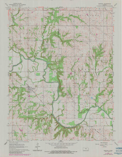 United States Geological Survey Rantoul, KS (1963, 24000-Scale) digital map