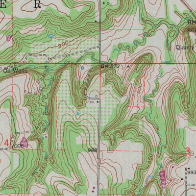 United States Geological Survey Rantoul, KS (1963, 24000-Scale) digital map