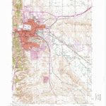 United States Geological Survey Rapid City East, SD (1953, 24000-Scale) digital map