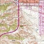 United States Geological Survey Rapid City East, SD (1953, 24000-Scale) digital map