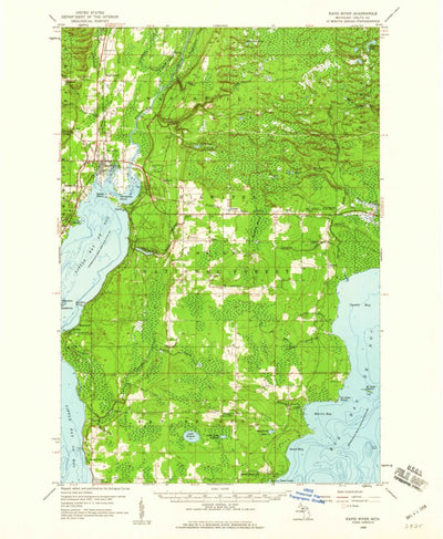 United States Geological Survey Rapid River, MI (1958, 62500-Scale) digital map