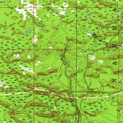 United States Geological Survey Rapid River, MI (1958, 62500-Scale) digital map