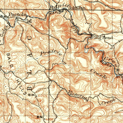 United States Geological Survey Rapid, SD (1898, 125000-Scale) digital map