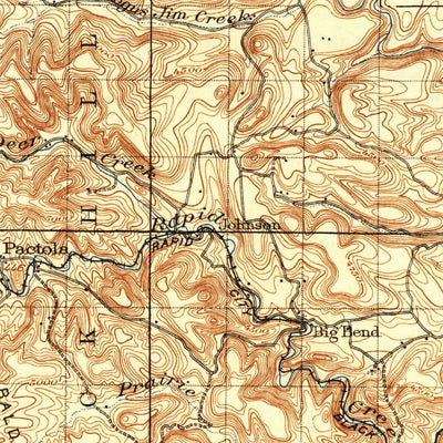 United States Geological Survey Rapid, SD (1903, 125000-Scale) digital map