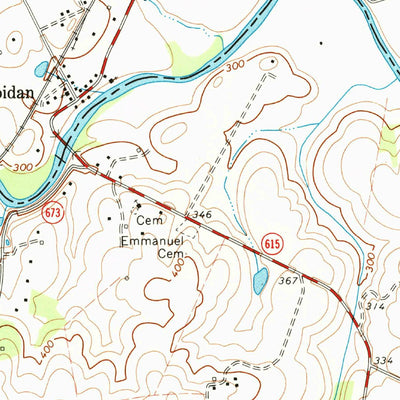 United States Geological Survey Rapidan, VA (1971, 24000-Scale) digital map