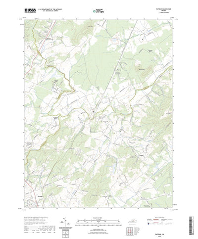 United States Geological Survey Rapidan, VA (2022, 24000-Scale) digital map
