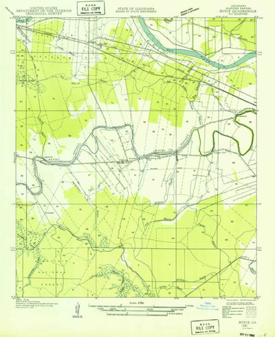 United States Geological Survey Rapides, LA (1949, 31680-Scale) digital map