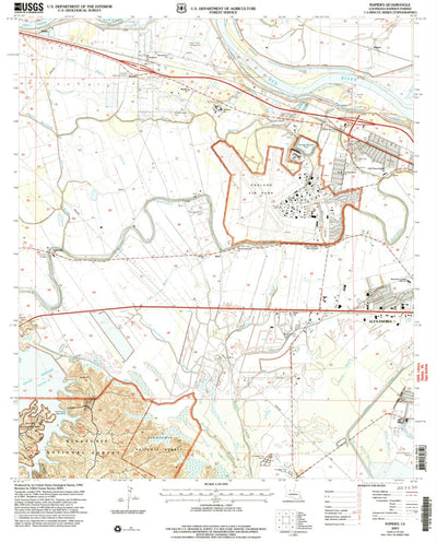 United States Geological Survey Rapides, LA (2003, 24000-Scale) digital map