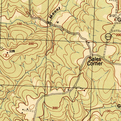 United States Geological Survey Rappahannock Academy, VA (1942, 31680-Scale) digital map