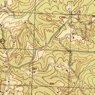 United States Geological Survey Rappahannock Academy, VA (1942, 31680-Scale) digital map