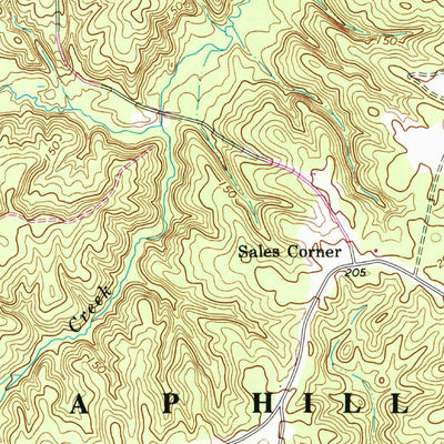 United States Geological Survey Rappahannock Academy, VA (1969, 24000-Scale) digital map