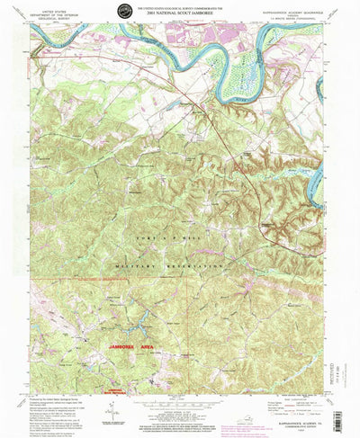 United States Geological Survey Rappahannock Academy, VA (1994, 24000-Scale) digital map