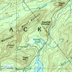 United States Geological Survey Raquette Lake, NY (1985, 100000-Scale) digital map