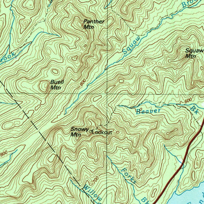 United States Geological Survey Raquette Lake, NY (1985, 100000-Scale) digital map