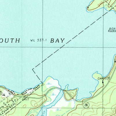 United States Geological Survey Raquette Lake, NY (1989, 25000-Scale) digital map