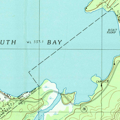 United States Geological Survey Raquette Lake, NY (1997, 25000-Scale) digital map