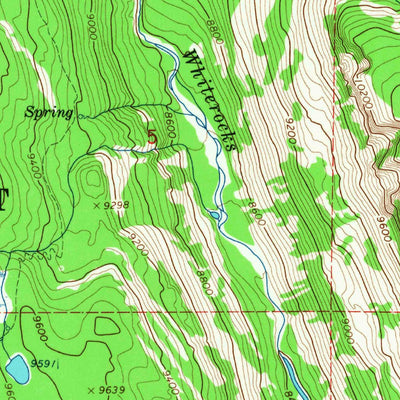 United States Geological Survey Rasmussen Lakes, UT (1965, 24000-Scale) digital map