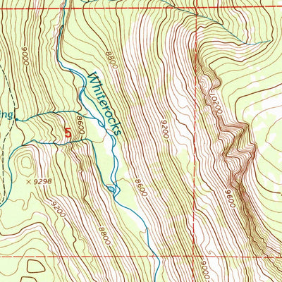 United States Geological Survey Rasmussen Lakes, UT (1996, 24000-Scale) digital map