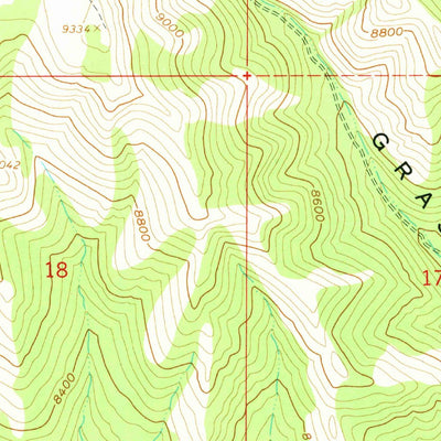 United States Geological Survey Raspberry Knoll, UT (1962, 24000-Scale) digital map