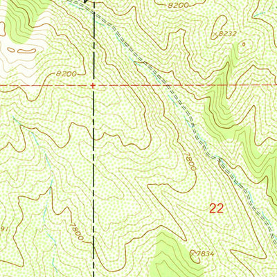 United States Geological Survey Raspberry Knoll, UT (1962, 24000-Scale) digital map