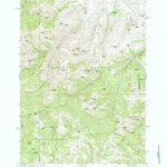 United States Geological Survey Rastus Mountain, OR (1972, 24000-Scale) digital map