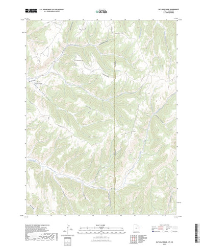 United States Geological Survey Rat Hole Ridge, UT (2023, 24000-Scale) digital map